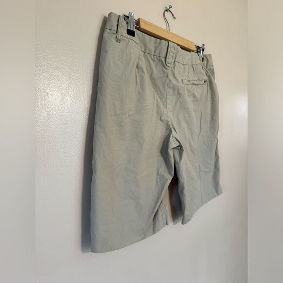 SALE! Beige Converse One Star Cotton Shorts Size 14 EUC - Picture 4 of 5